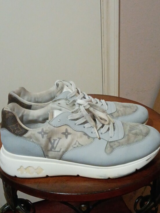 Louis Vuitton Other - Size 11B US/41 Louis Vuitton Run Away Sneaker Tennis Shoes Blue White